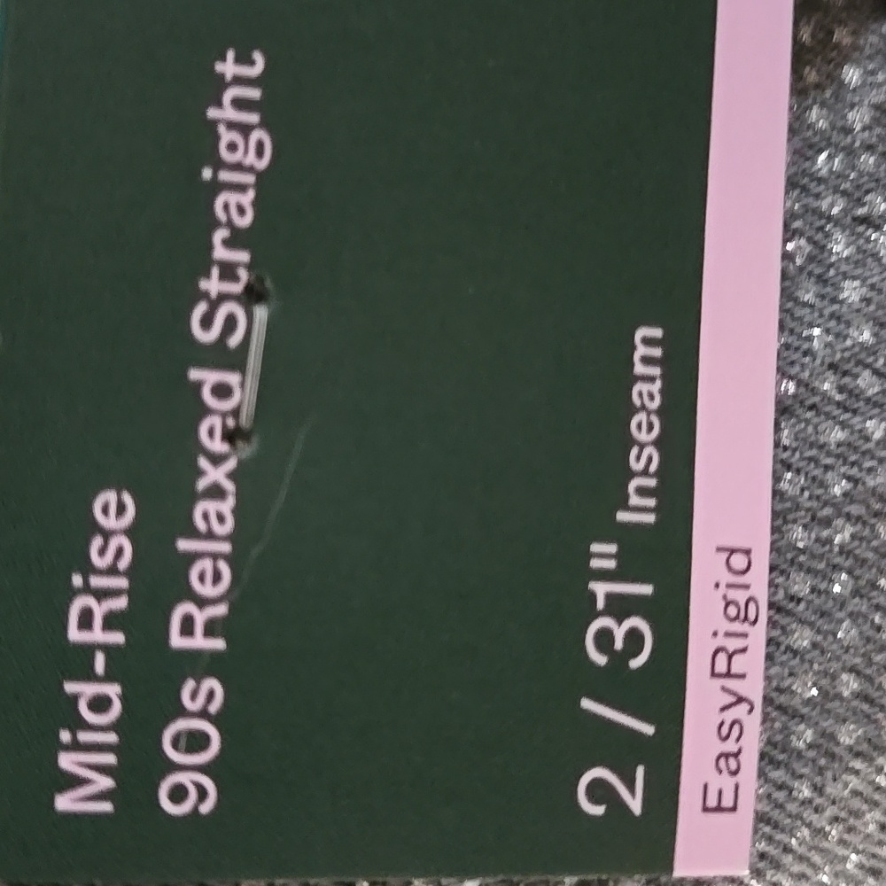 Women Bling Gray Mid-Rise 90's Relaxed Straight Jeans Wild Fable Denim - Picture 7 of 17